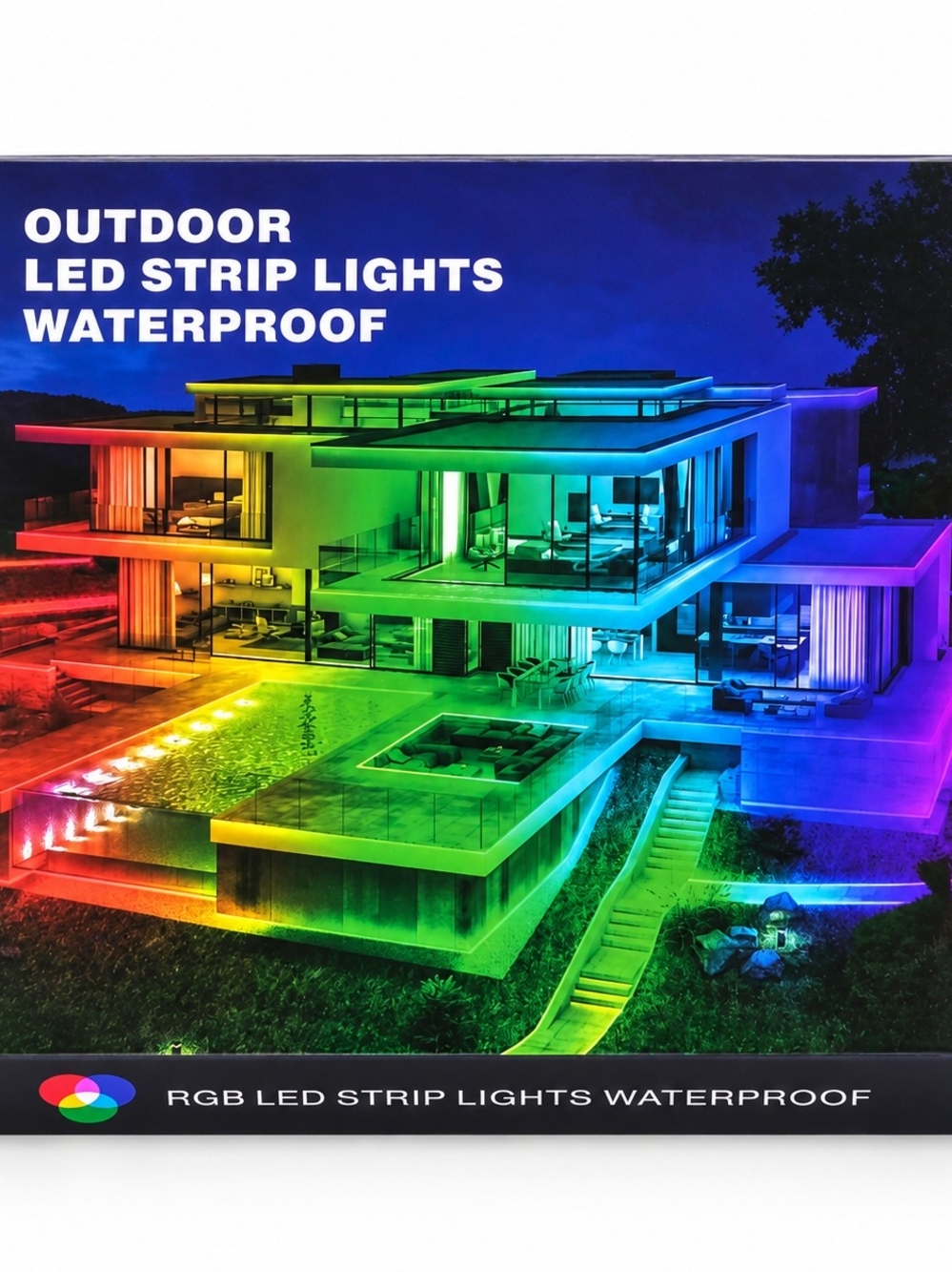 300FT Outdoor LED Strip Lights RGB Waterproof LED Strip Lights